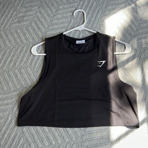 black gym shark tank top